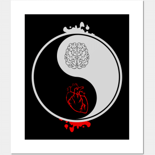 yin yang Posters and Art